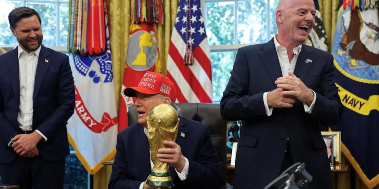 Trump anuncia que el sorteo del Mundial de Fútbol 2026 será en Washington en diciembre