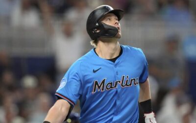 Stowers conecta jonrón y Marlins vencen 7-3 a Yankees para una inédita barrida ante Nueva York