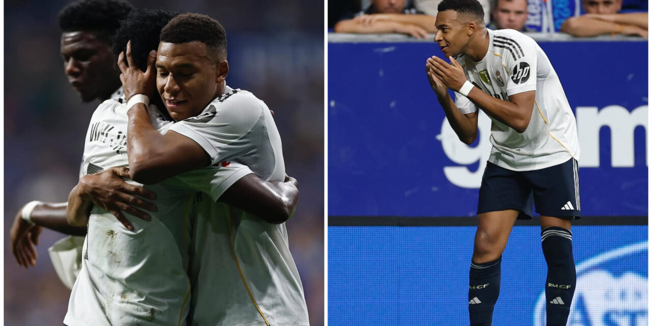 Real Madrid golea al Oviedo