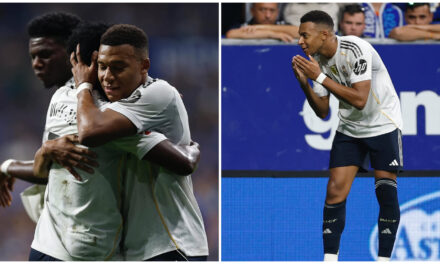 Real Madrid golea al Oviedo