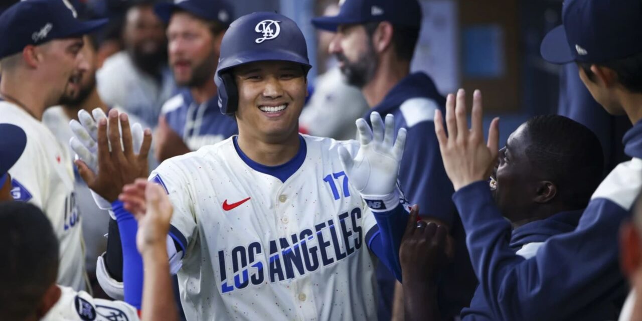 Ohtani conecta su 40mo jonrón y Snell domina a los Azulejos, en triunfo de Dodgers por 9-1