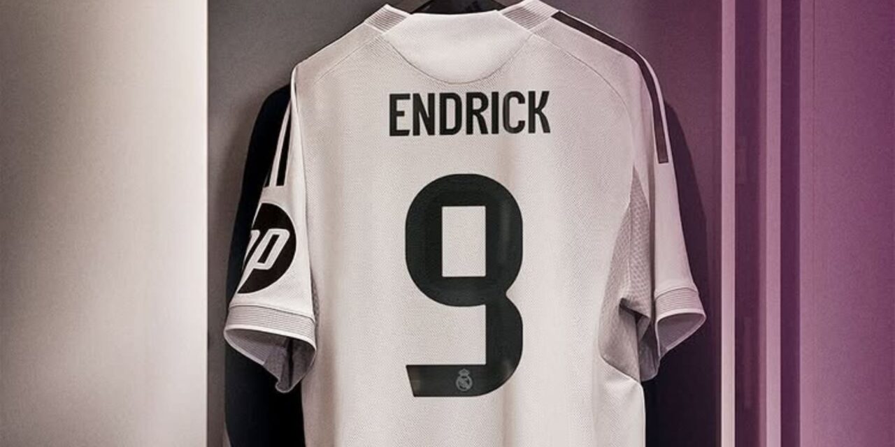 Endrick portará el ‘9’; Gonzalo, el ’16’
