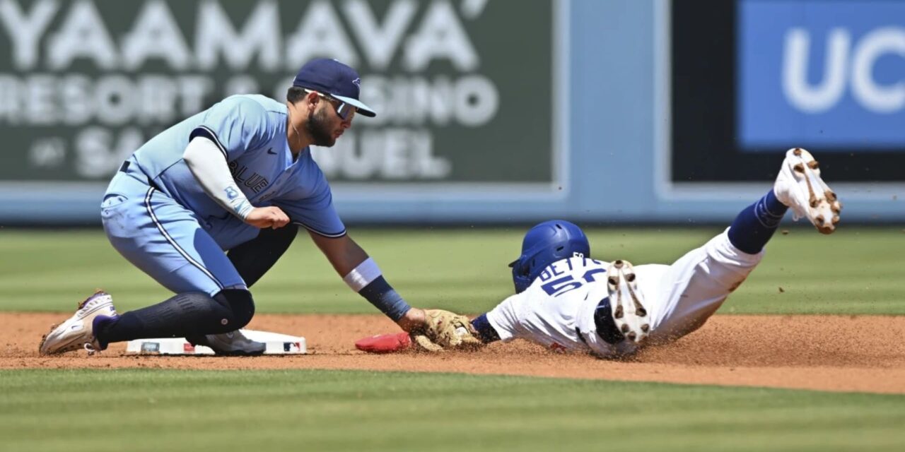 Toronto vence a los Dodgers 5-4 para evitar la barrida