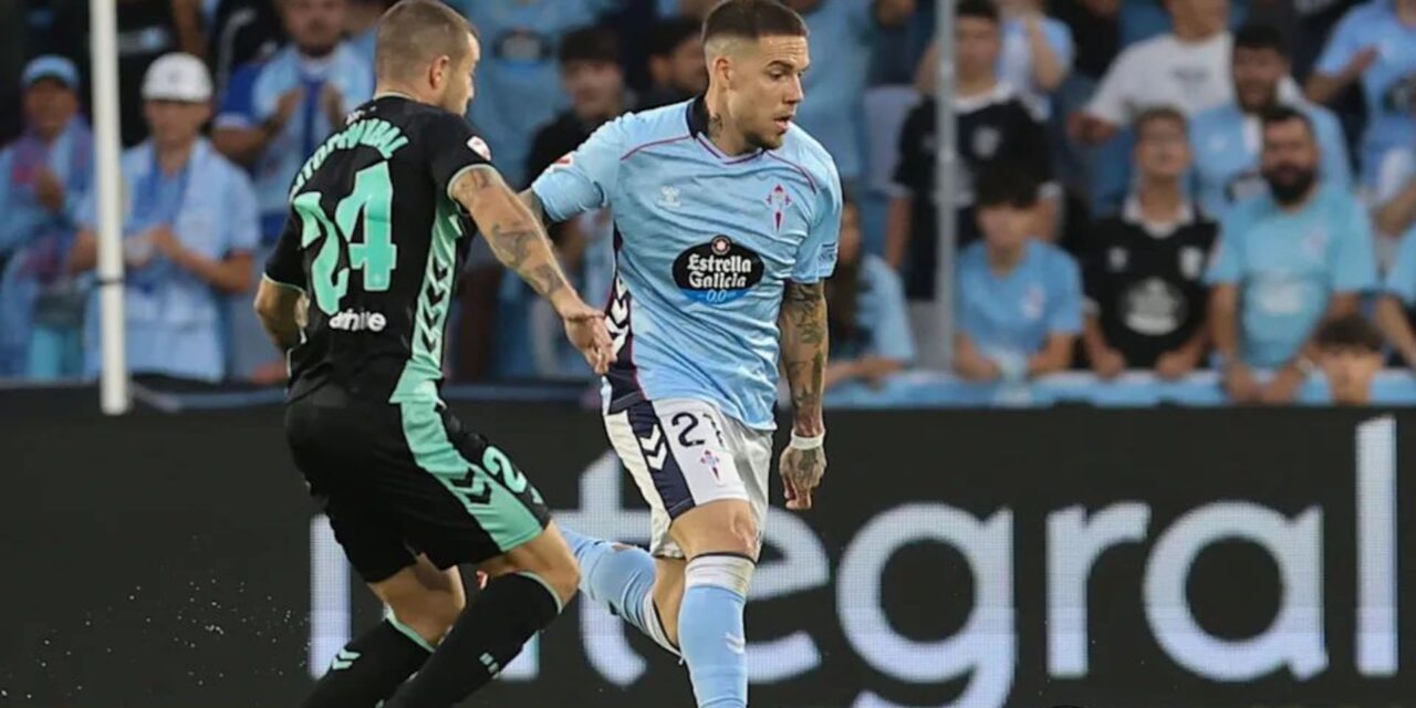Celta se atasca en Balaídos y cede un empate ante el Betis