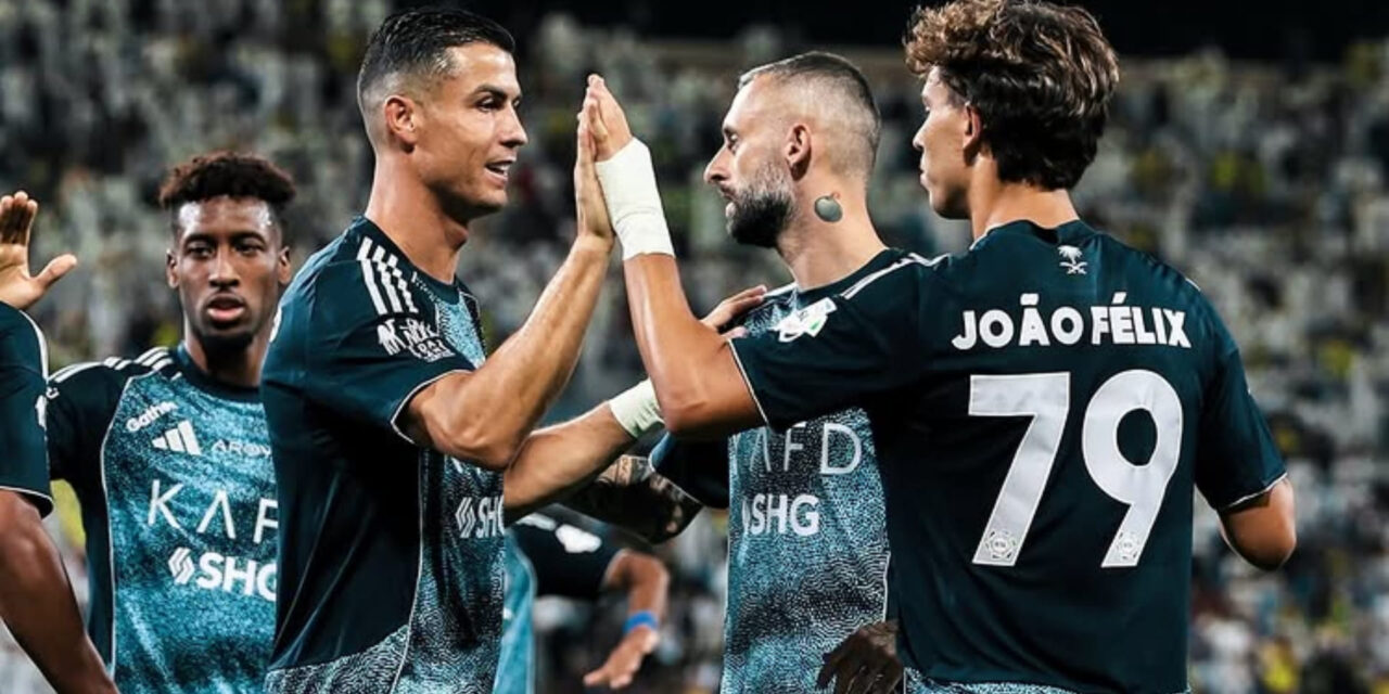 Cristiano anota, Joao Félix brilla y Al Nassr gana en Arabia