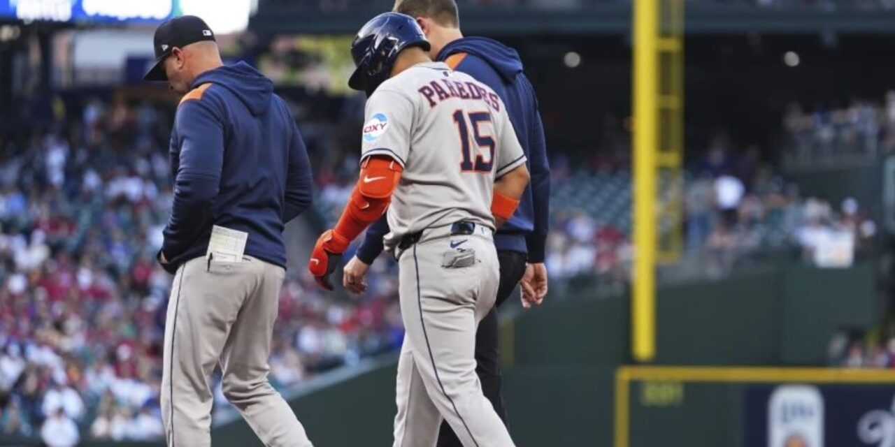 Astros confirman que Isaac Paredes rehabilitará lesión en el muslo en lugar de someterse a cirugía