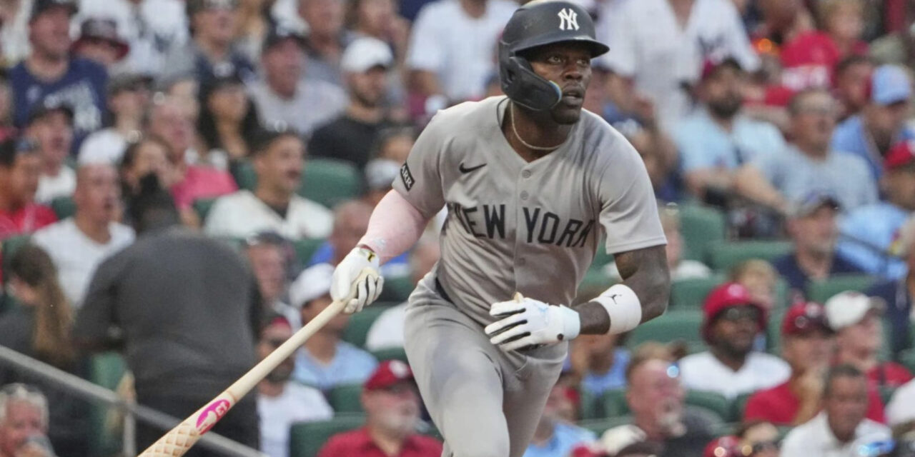 Jazz Chisholm pega jonrón; Gil y Yankees superan 4-3 a Cardenales, que hilan 3ra derrota