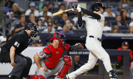 Rice, Domínguez y Chisholm pegan jonrones por Yankees, que vencen 10-5 a Nacionales