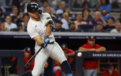 Stanton conecta jonrón de 451 pies y remolca 5 en victoria de Yankees 5-1 sobre Nacionales