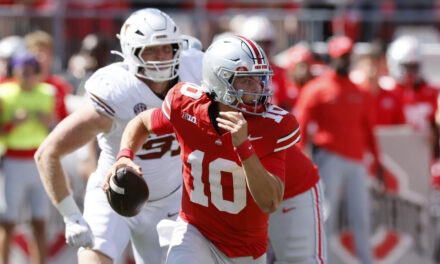 Sayin y la defensa impulsan al No. 3 Ohio State a superar al número uno Texas por 14-7