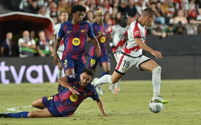 Barcelona deja ir sus primeros puntos ante Rayo Vallecano