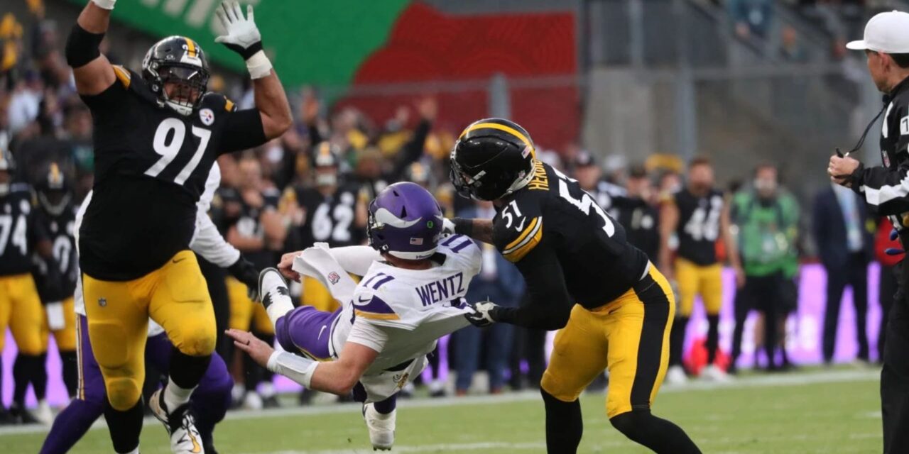 Steelers vencen 24-21 a Vikings en el primer juego de temporada regular de la NFL en Irlanda
