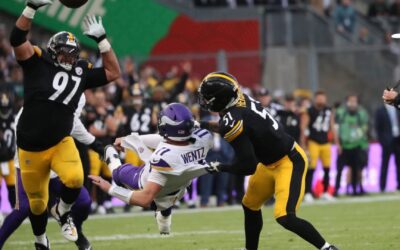 Steelers vencen 24-21 a Vikings en el primer juego de temporada regular de la NFL en Irlanda