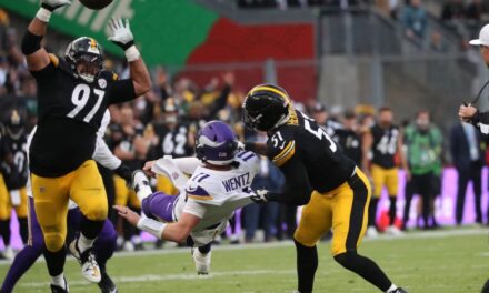 Steelers vencen 24-21 a Vikings en el primer juego de temporada regular de la NFL en Irlanda