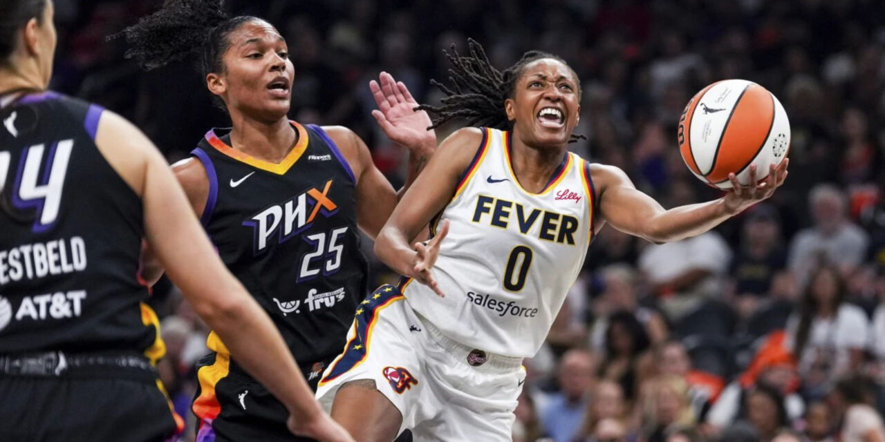 Alyssa Thomas suma 23 puntos y Phoenix Mercury gana ante Indiana Fever