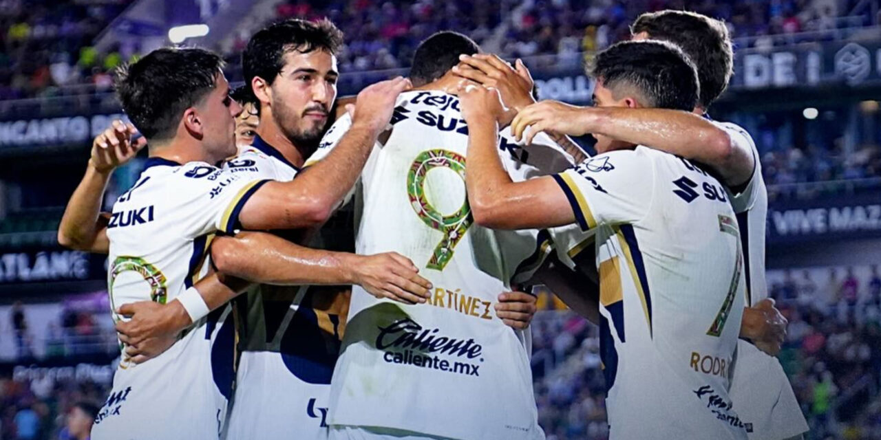 Pumas sumó nueva victoria con doblete de Guillermo Martínez ante Mazatlán 