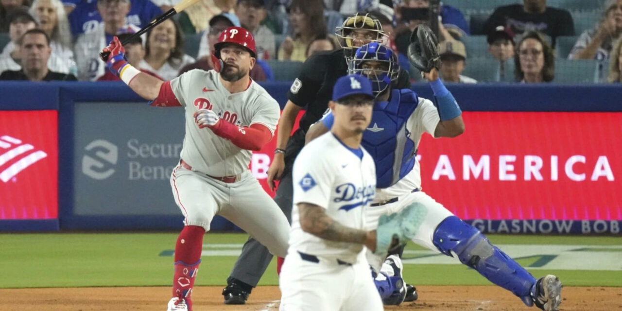 Filis aseguran el título del Este de la Liga Nacional con emocionante victoria 6-5 sobre Dodgers