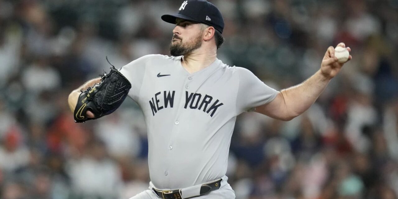 Rodón lidera las Grandes Ligas con su victoria 16 para Yankees que derrotan 8-4 a Astros