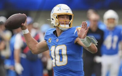 Chargers tienen arranque de 3-0 de la mano de Herbert con triunfo 23-20 sobre Broncos