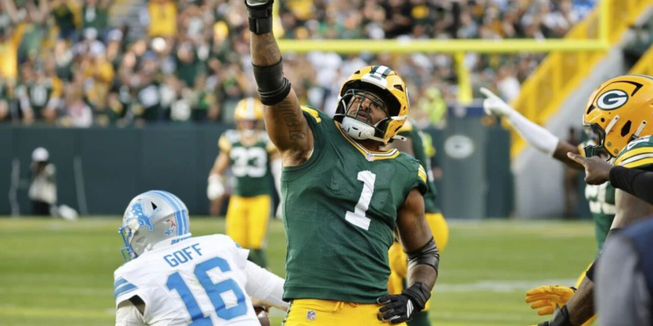 Packers vencen 27-13 a Lions con sólida actuación de Love y primera captura de Parsons con Green Bay