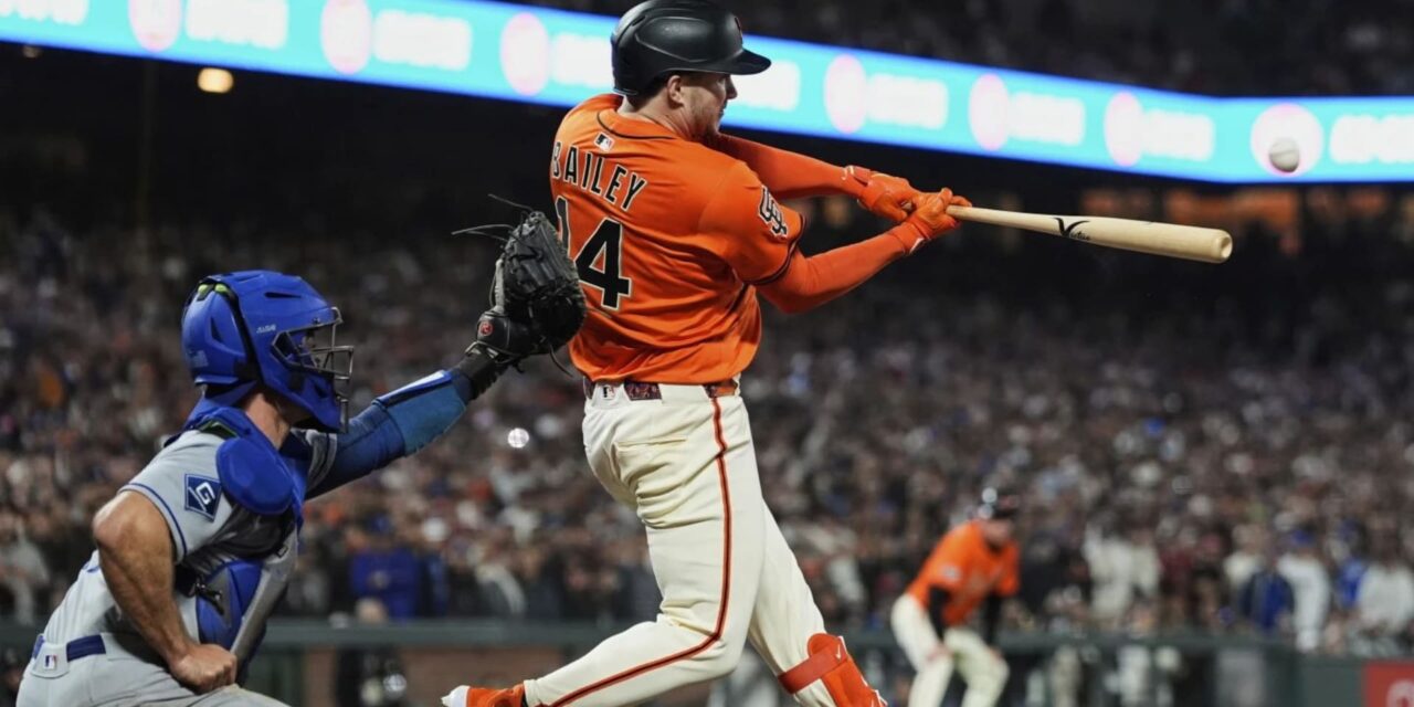 Grand slam de Patrick Bailey envió a los Giants a la victoria sobre Dodgers