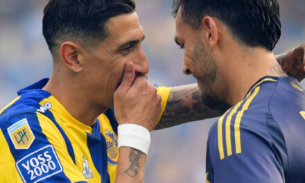 Rosario Central y Boca Juniors igualan en duelo entre Di María y Paredes