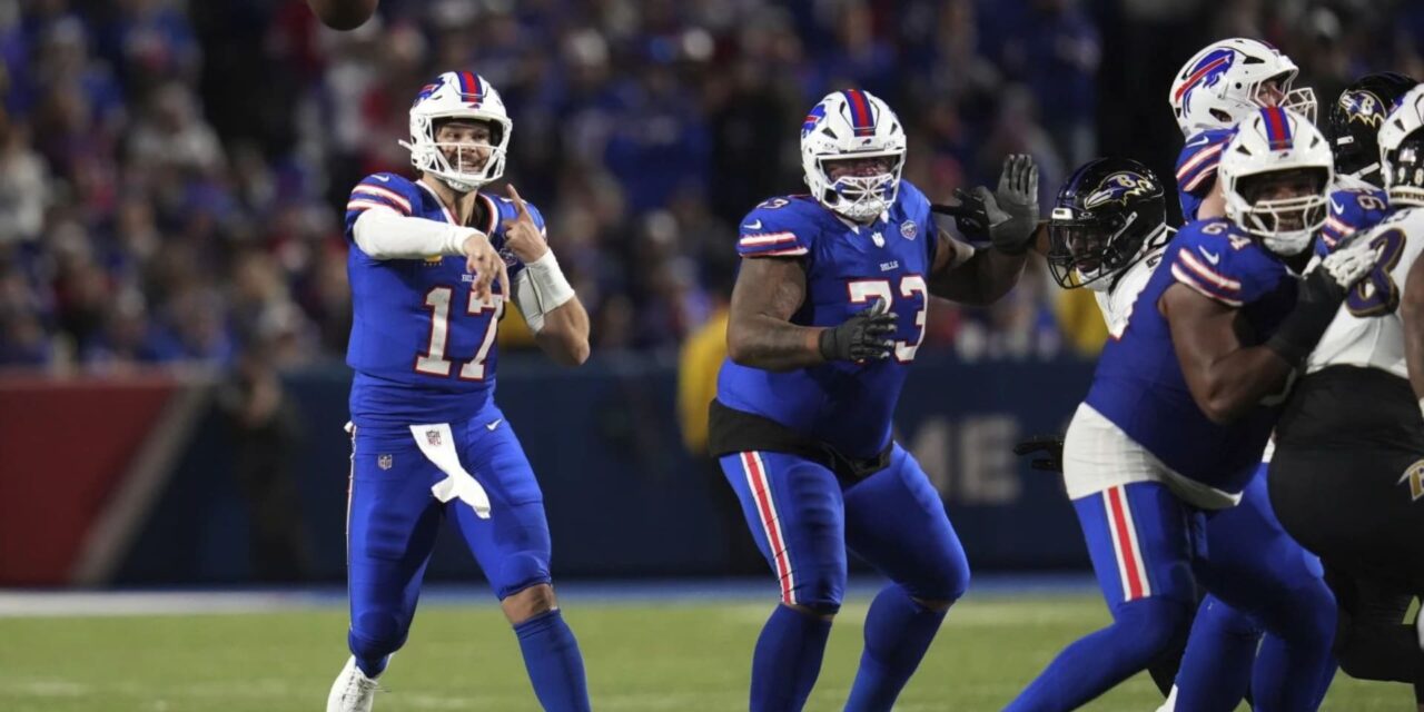 Bills remontan desventaja de 15 puntos para derrotar 41-40 a los Ravens