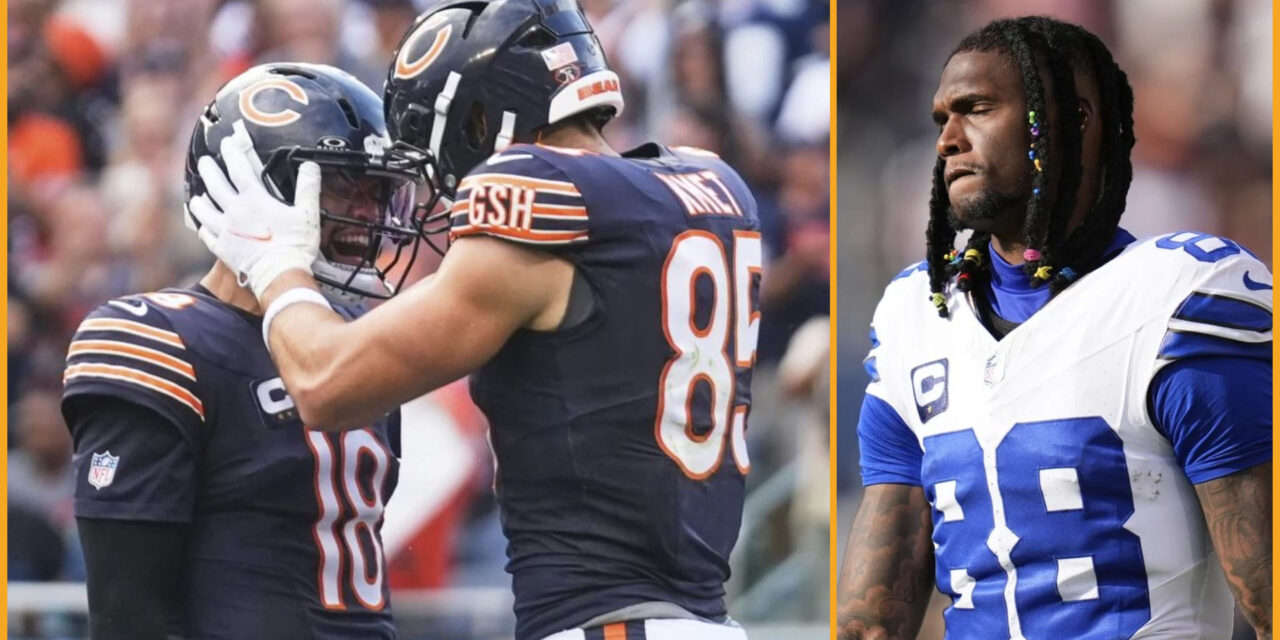 Caleb Williams iguala su mejor marca personal con 4 pases de TD, Ben Johnson consigue su primera victoria cuando los Bears vencen a los Cowboys