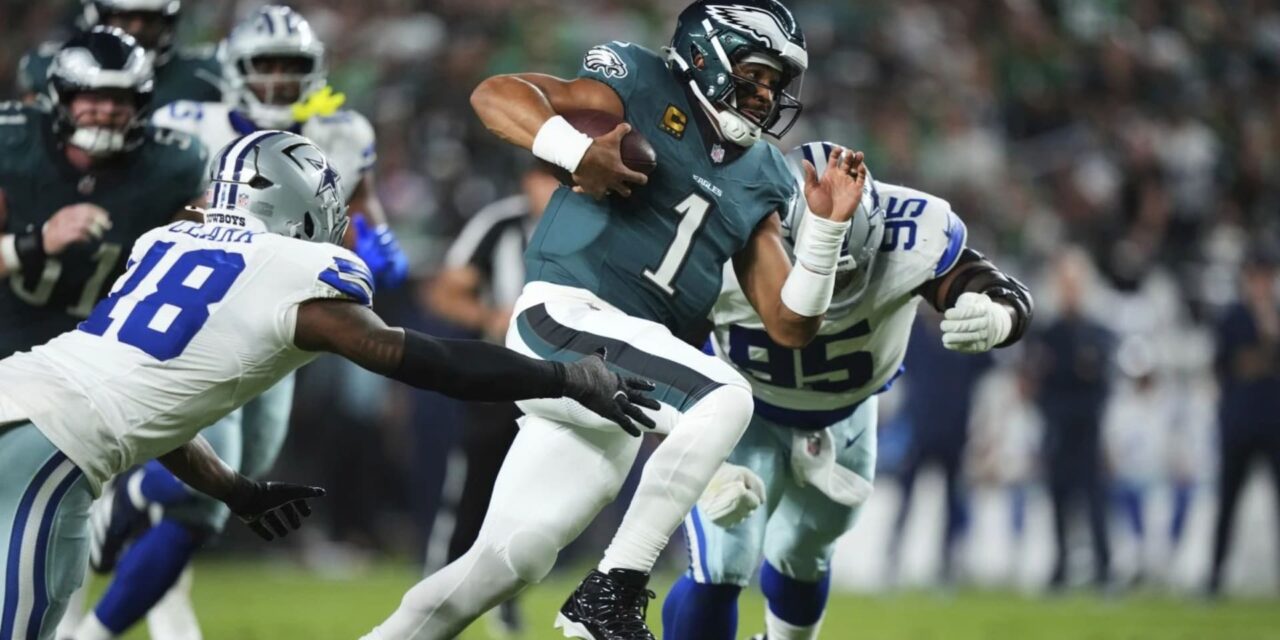 Eagles superan a los Cowboys 24-20 en el inicio de temporada NFL
