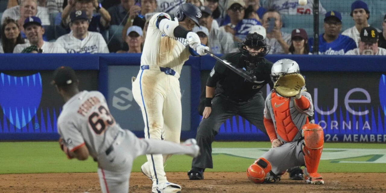 Ohtani conecta su jonrón 53 para empatar el liderato de la Liga Nacional y los Dodgers superan a los Gigantes 7-5