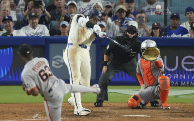 Ohtani conecta su jonrón 53 para empatar el liderato de la Liga Nacional y los Dodgers superan a los Gigantes 7-5