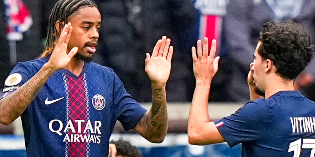 Barcola lidera el pleno del PSG