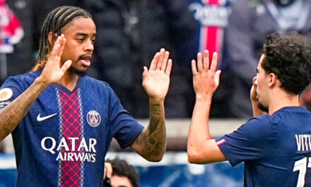 Barcola lidera el pleno del PSG