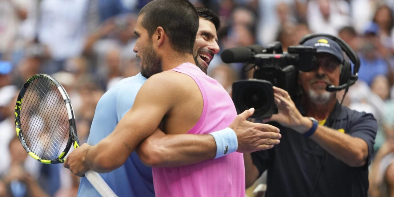 Carlos Alcaraz despacha a Novak Djokovic en el US Open y alcanza su 3ra final seguida de Grand Slam
