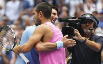 Carlos Alcaraz despacha a Novak Djokovic en el US Open y alcanza su 3ra final seguida de Grand Slam