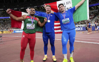Uziel Muñoz logra inesperada plata para México en lanzamiento de bala del Mundial de atletismo