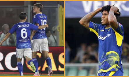 Vardy debuta en la Serie A en el empate sin goles de Cremonese en Verona. Paz anota para Como