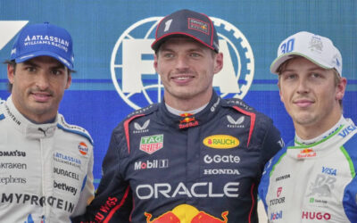 Max Verstappen logra la pole y Oscar Piastri choca en caótica clasificación de F1 en Azerbaiyán
