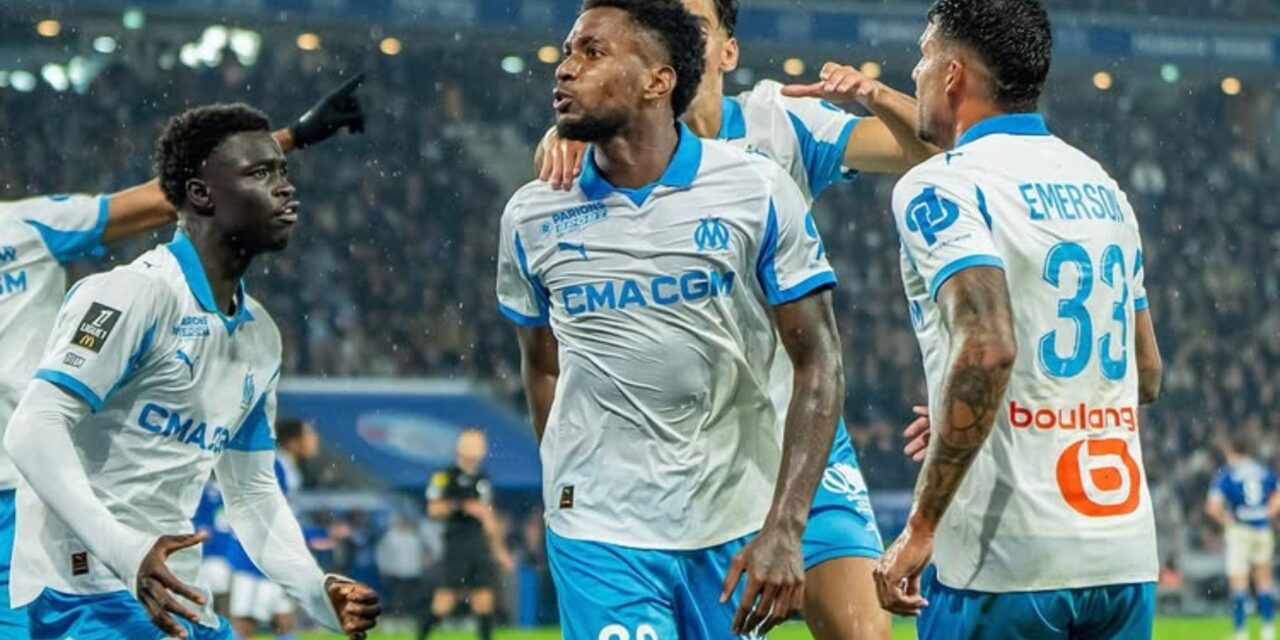 Gol agónico de Murillo da la victoria a Marsella sobre Estrasburgo en la liga francesa