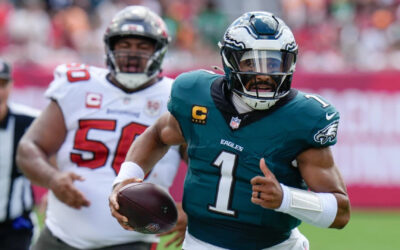 Eagles mantiene su invicto con victoria 31-25 ante Buccaneers