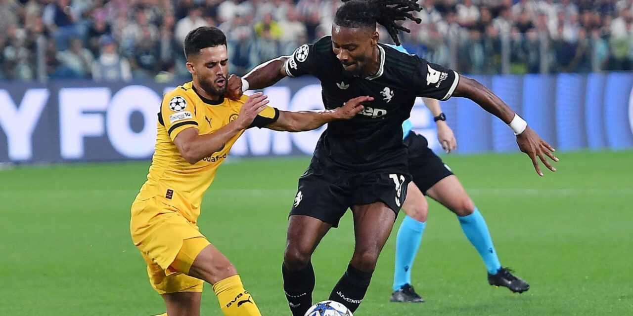 Lluvia de goles entre Juventus y Borussia Dortmund en la Champions League