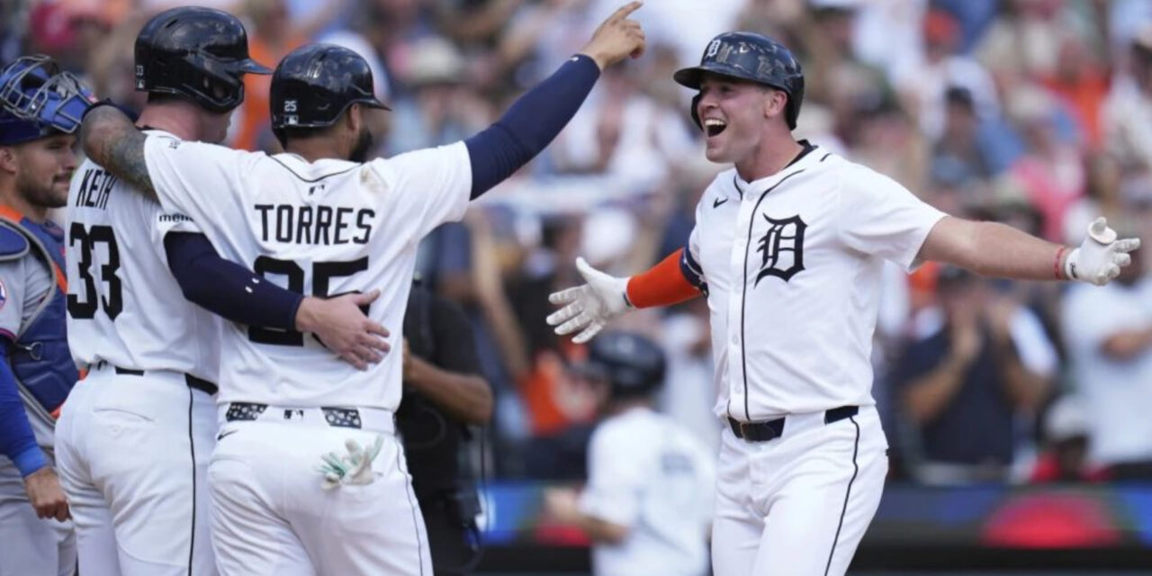 Carpenter lidera a los Tigres en victoria 6-2 sobre los Mets