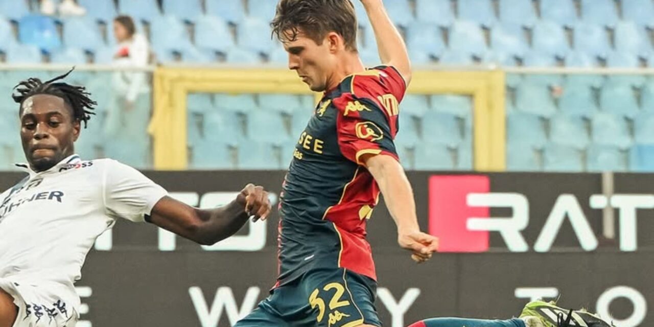 Johan Vásquez y el Genoa avanzan en la Coppa Italia