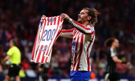 Griezmann logra su gol 200 en victoria del Atlético de Madrid ante Frankfurt