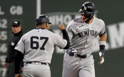 Judge supera a DiMaggio, Gil lanza 6 entradas sin hits y Yankees vencen a Red Sox 4-1