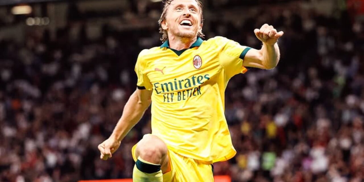 Modric se estrena y le da la victoria al AC Milan contra Bologna