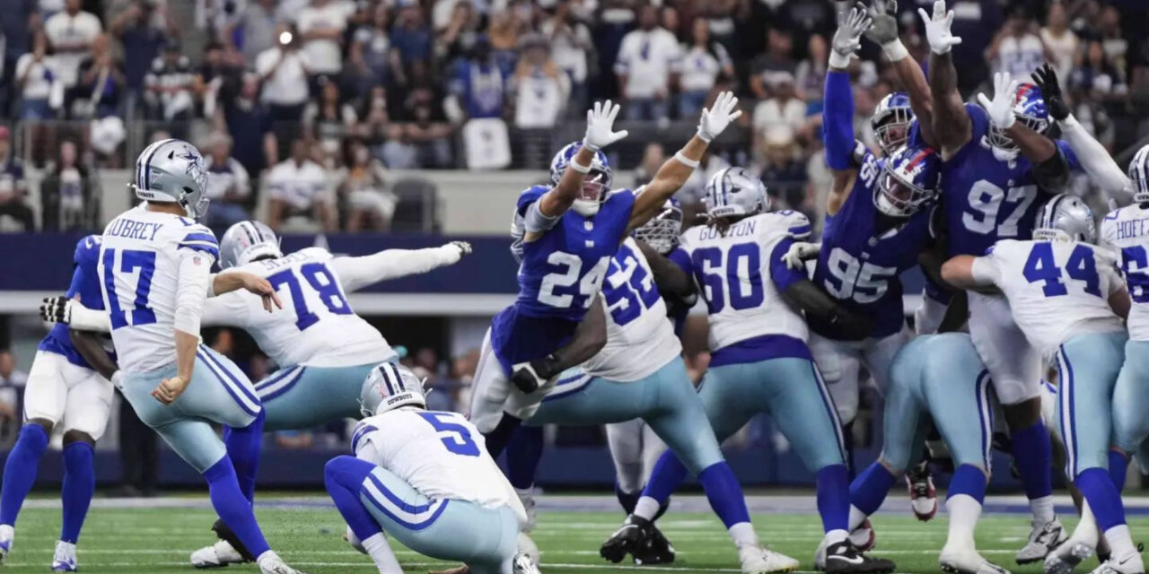 Dallas remonta y gana en tiempo extra a Gigantes gracias a Aubrey