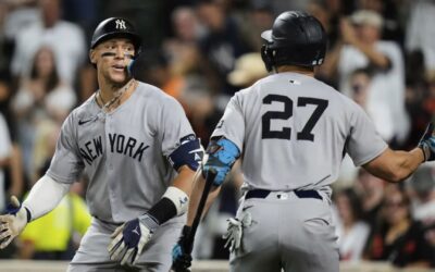 Judge conecta su jonrón número 49 y Stanton conecta jonrón de 3 carreras para llevar a los Yankees a vencer a los Orioles 6-1