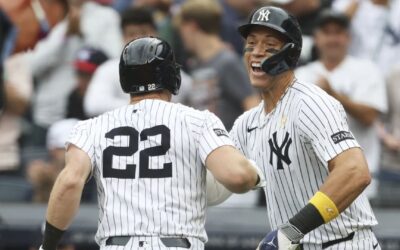 Judge realiza atrapada espectacular y los Yankees vencen 4-3 a Azulejos para acercarse a 2 juegos