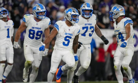 Los Lions aplastan a los Ravens y capturan a Lamar Jackson 7 veces